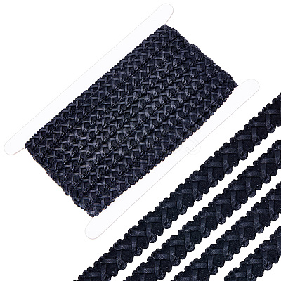 PU Leather with Polyester Ribbon WL-WH0011-01-1