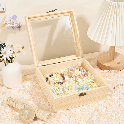 Wooden Storage Boxes WOCR-CL0001-01B-1