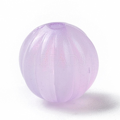 Luminous Acrylic Beads X-OACR-E010-17-1
