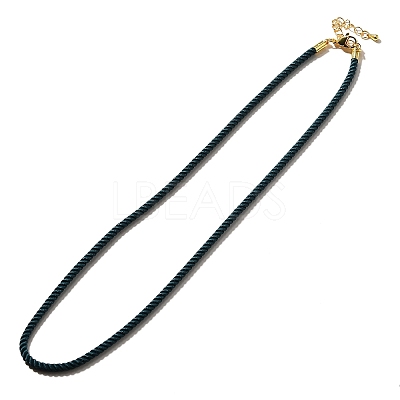 Nylon Milan Cord Necklace Making MAK-M028-01G-25-1