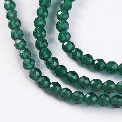 Glass Beads Strands EGLA-E057-02B-18-1