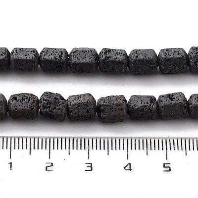Natural Lava Rock Beads Strands G-H303-C08-1