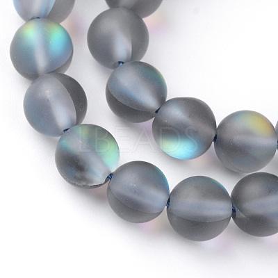 Synthetic Moonstone Beads Strands X-G-R375-8mm-A03-1