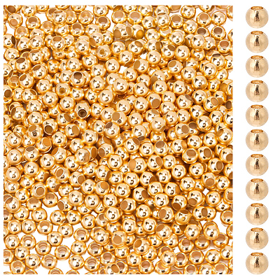 Brass Spacer Beads KK-BBC0015-08D-1