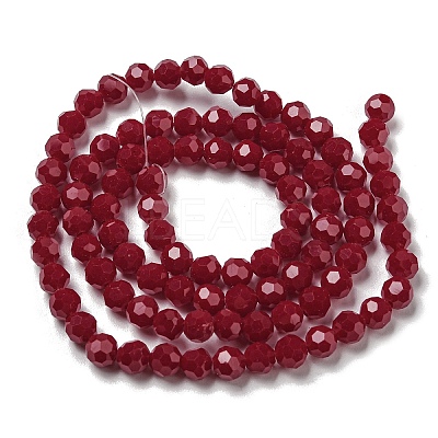 Opaque Glass Beads Stands LS-EGLA-A035-P6mm-D16-1