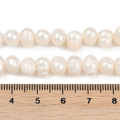 Natural Cultured Freshwater Pearl Beads Strands PEAR-I007-07Y-07A-1