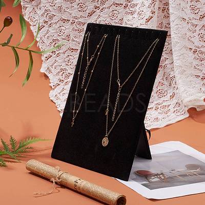 Wood Jewelry Necklace Display Planks NDIS-N003-03-1