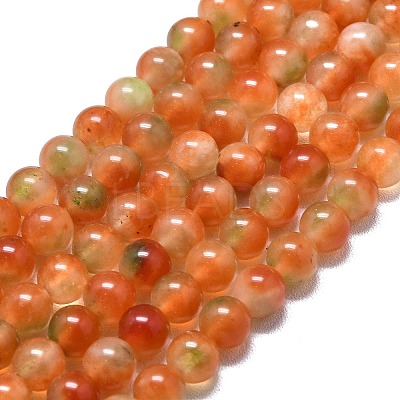 Natural Malaysia Jade Beads Strands G-L645-C01-6mm-29-1