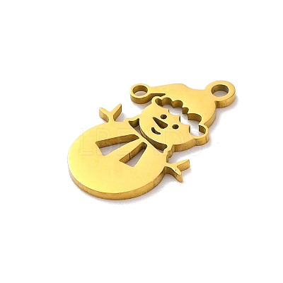 Christmas 201 Stainless Steel Pendants STAS-Q015-09G-1