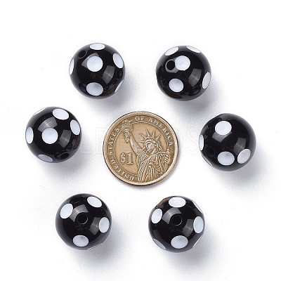 20MM Chunky Bubblegum Acrylic Round Beads X-SACR-S146-20mm-09-1