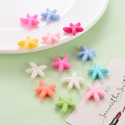 Opaque Acrylic Beads MACR-S373-22A-1
