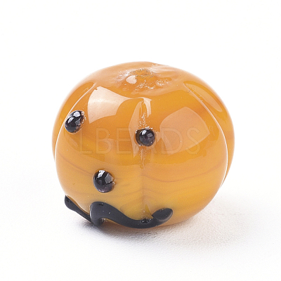 Autumn Theme Handmade Lampwork Beads LAMP-I020-02-1