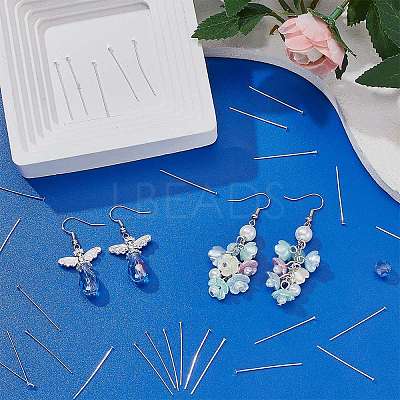500Pcs Brass Flat Head Pins KK-SC0005-26B-1
