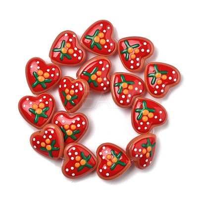 Baking Paint Glass Enamel Beads LAMP-V001-06H-1