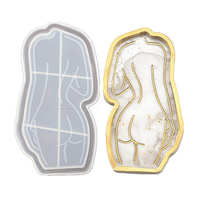 DIY Goddess Tray Palte Silicone Bust Statue Molds DIY-P070-B02-1