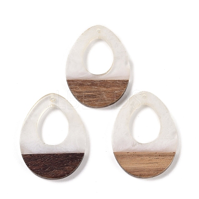 Resin & Wood Pendants WOOD-F015-17F-1