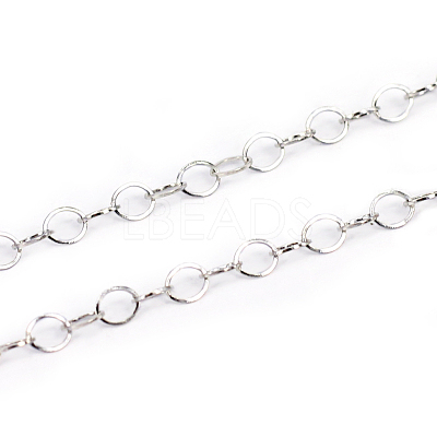 Tarnish Resistant 304 Stainless Steel Cable Chains CHS-L001-95-3mm-1