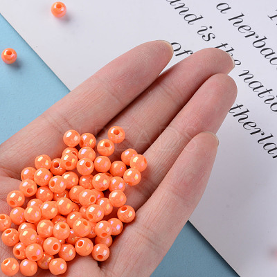 Opaque Acrylic Beads MACR-S370-D6mm-A11-1
