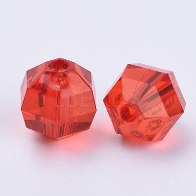 Transparent Acrylic Beads TACR-Q256-6mm-V12-1