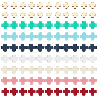 70Pcs 7 Colors Synthetic Coral Beads CORA-ME0001-02-1