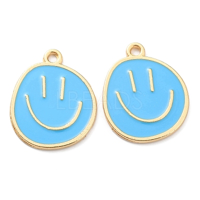 Alloy Enamel Pendants X-ENAM-D051-18G-03-1