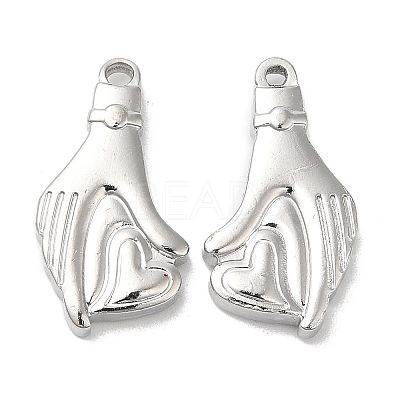 Non-Tarnish 304 Stainless Steel Pendants STAS-L020-005P-1