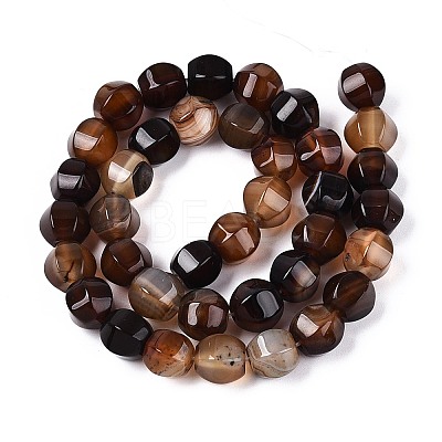 Dyed Natural Agate Beads Strands G-T144-50A-02-1