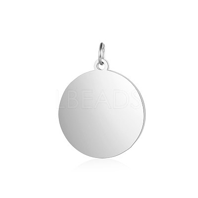 Anti-Tarnish 304 Stainless Steel Pendants STAS-I311-33F-P-1
