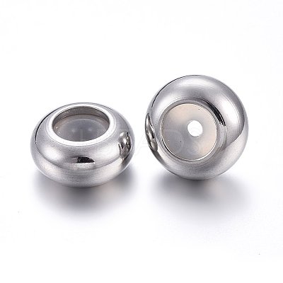 201 Stainless Steel Beads LS-STAS-O110-12P-D-1