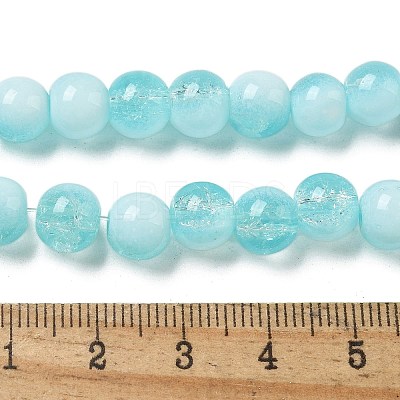 Crackle Glass Beads X1-GLAA-U001-8mm-08-1