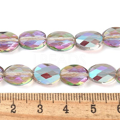 Electroplate Glass Beads Strands EGLA-L045-A-HR02-1