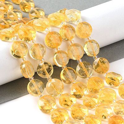 Heated Natural Citrine Bead Strands G-C116-A05-01-1