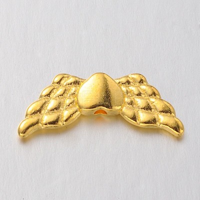Tibetan Style Alloy Angeltee Beads X-TIBEB-5494-G-NR-1