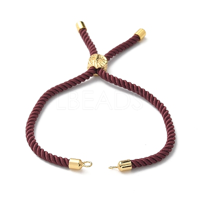 Cotton Cord Bracelet Making KK-F758-03-02-G-1