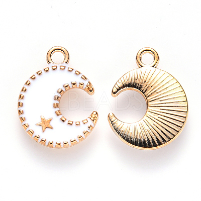 Alloy Enamel Pendants ENAM-S121-063B-1