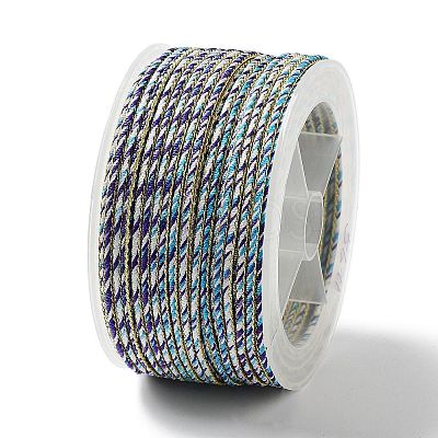 14M Two Tone Polyester Braided Cord OCOR-G015-02A-02-1