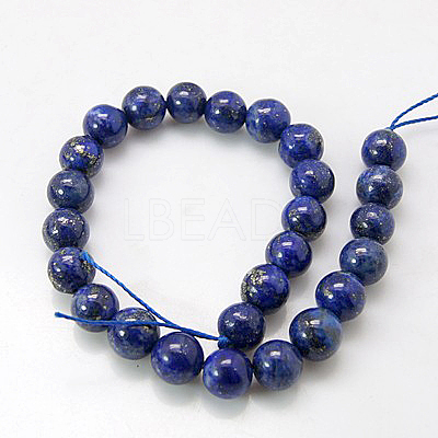 Natural Lapis Lazuli Beads Strands G-G087-16mm-1