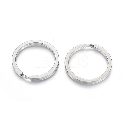 Tarnish Resistant 304 Stainless Steel Split Key Rings LS-STAS-I123-23D-1
