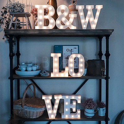 Wooden Letter Ornaments WOOD-GF0001-15-23-1