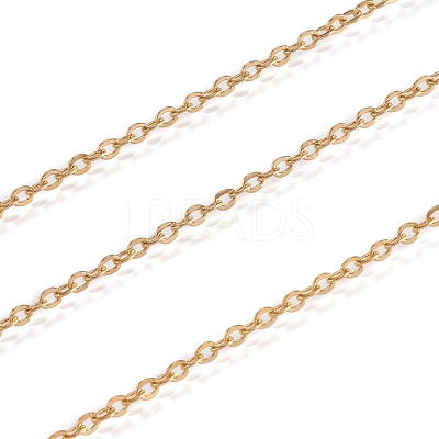 Ion Plating(IP) 304 Stainless Steel Cable Chains CHS-H017-01G-20M-1