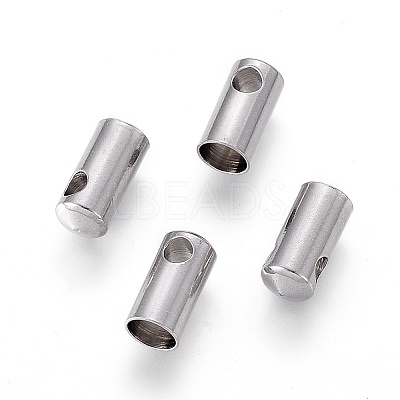Tarnish Resistant 304 Stainless Steel Cord Ends LS-STAS-F232-01G-P-1