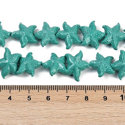 Synthetic Coral Dyed Carved Beads Strands CORA-K009-06B-07-1