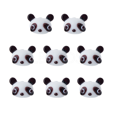 8Pcs Handmade Lampwork Beads LAMP-FI0001-07-1