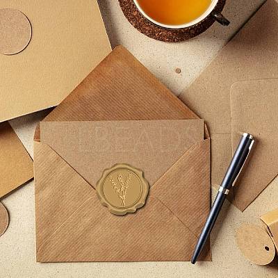 100Pcs Adhesive Wax Seal Stickers DIY-CP0009-47B-1