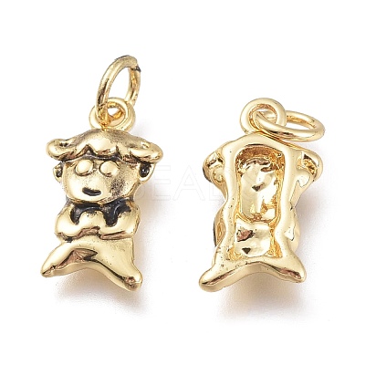Brass Charms KK-M214-01AG-1