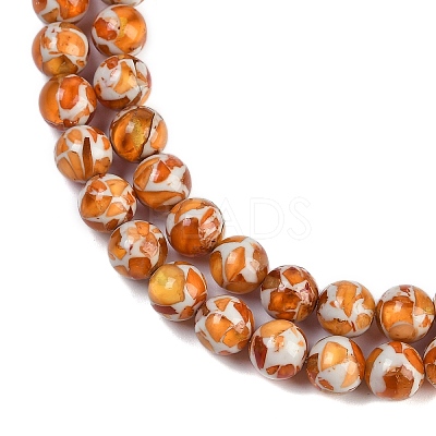 Sythetic Amber Beads Strands G-M199-02G-1