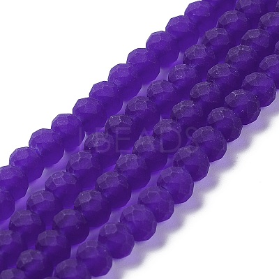 Transparent Glass Beads Strands EGLA-A034-T10mm-MD06-1