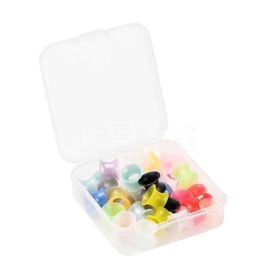 32Pcs 16 Colors Silicone Glitter Thin Ear Gauges Flesh Tunnels Plugs FIND-YW0001-19B-1