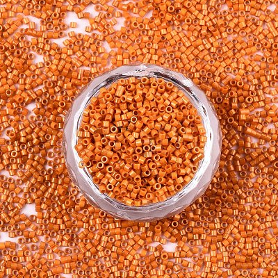 FGB 11/0 Grade A Baking Paint Glass Seed Beads SEED-S030-1028-1