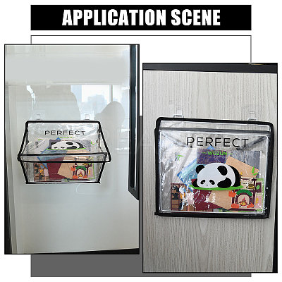 Plastic Clothes Hanging Storage Bags AJEW-WH0752-256-1
